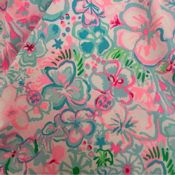 Lilly Pulitzer Braylin Stretch Shift Dress  Resort White Love Bug Print Size 12 - Picture 5 of 11